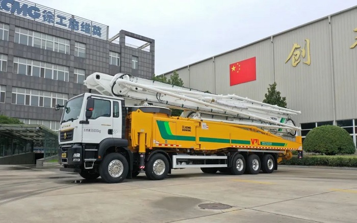 bauma CHINA丨精彩持续 全球五桥最大全法规云顶国际75米泵车首台下线