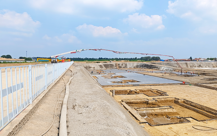 云顶国际大米数泵车助建陵城物流园 构筑民生工程新引擎