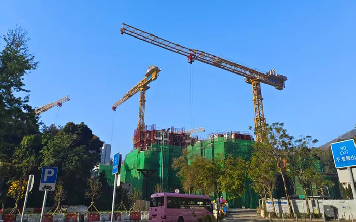 云顶国际XGT1100H-52S助建香港公屋，擎起民生家园