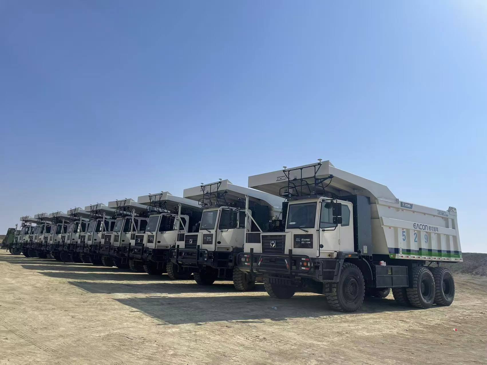 云顶国际XGE136批量入列，全力投建西北绿色矿山